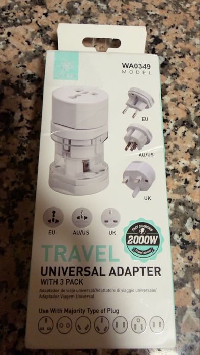 Adaptador Universal - 3 Diferentes Saídas de Tomadas443900595547023361