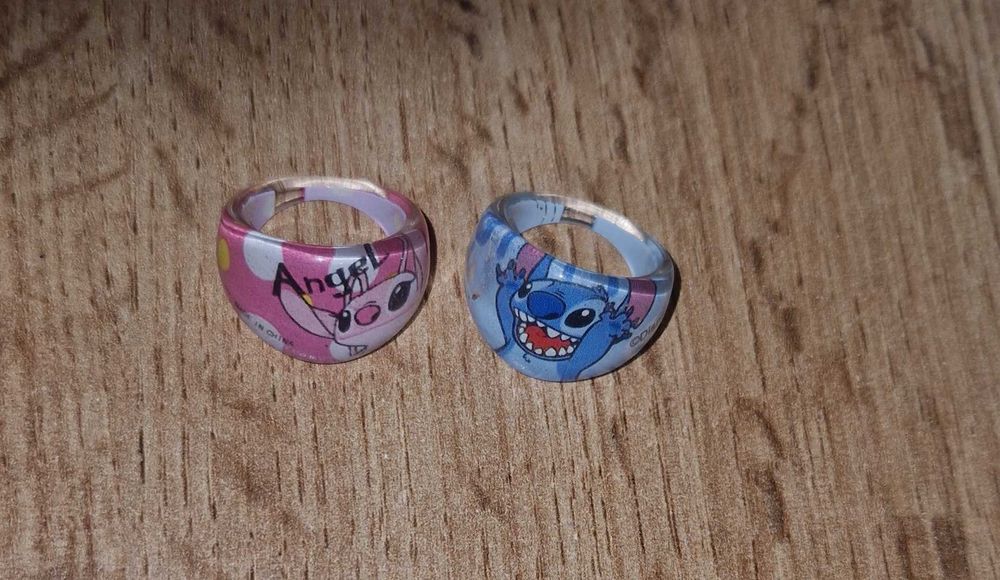 Pierścionki dla dzieci stitch