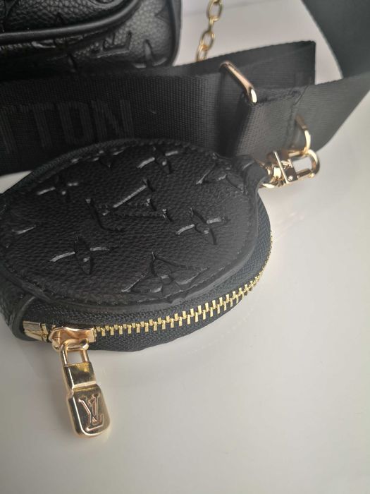 Torba damska 3w1 louis vuitton czarna torebka