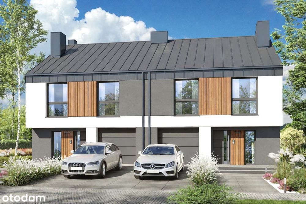 Nowoczesny dom 180,11 m² z garażem i dużą działką 509 m² | Żyrardów