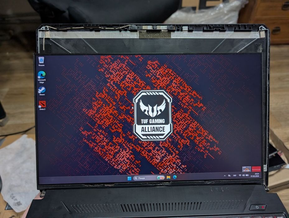 Матриця,Дисплей,144HZ SLIM 40 pin B156HAN08.4(без вушок)