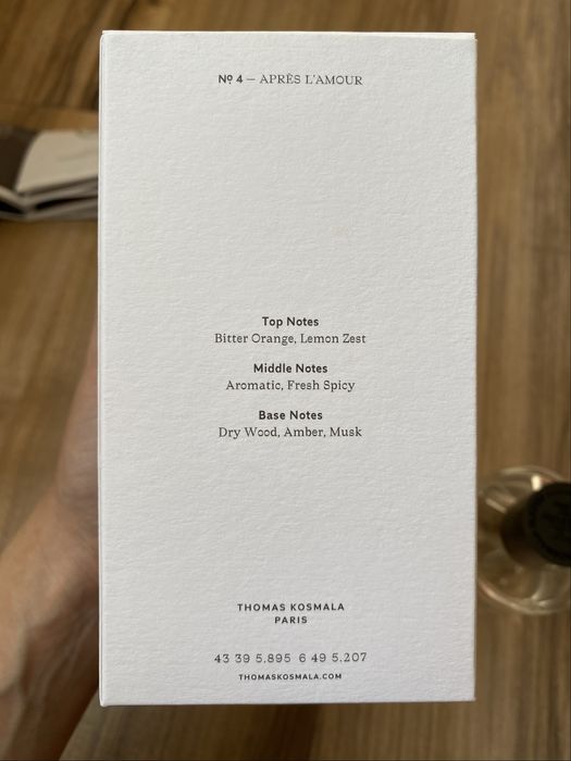 Thomas Kosmala No. 4 Apres l'Amour  оригінал розпив від 2 мл. Космала