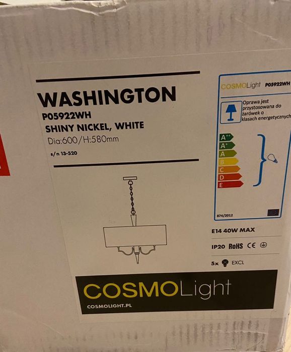 Lampa wisząca w stylu Hampton