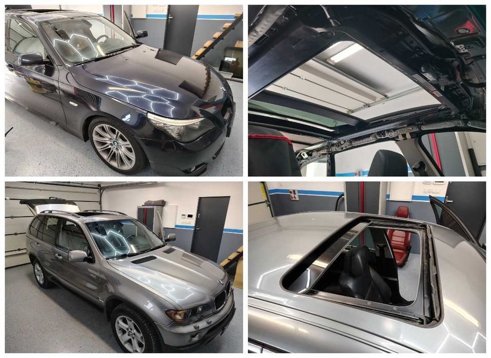 Naprawa szyberdachu i dachu panoramicznego | BMW Audi | Katowice Śląsk