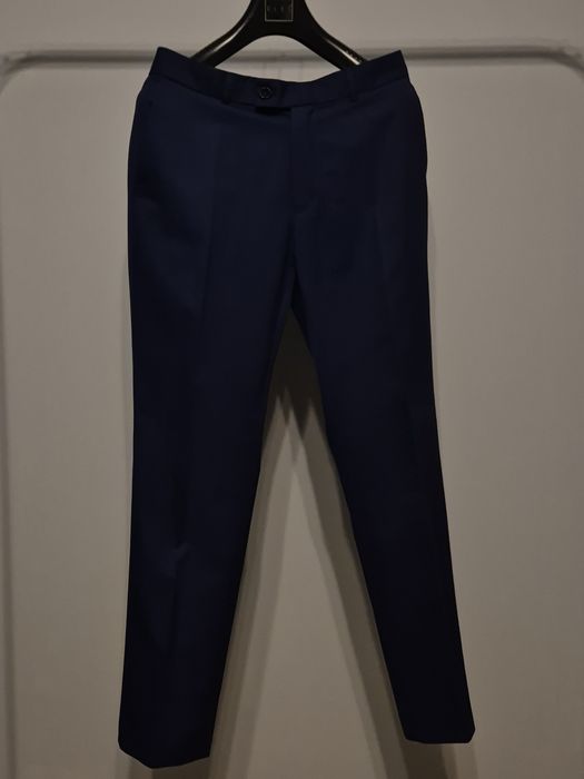 Garnitur wełniany Elese granatowy