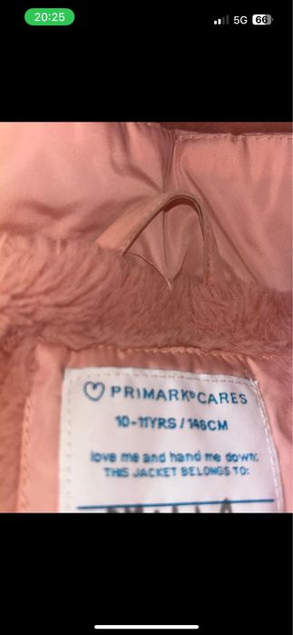 Kurtka długa zimowa Primark stan bardzo dobry, 146