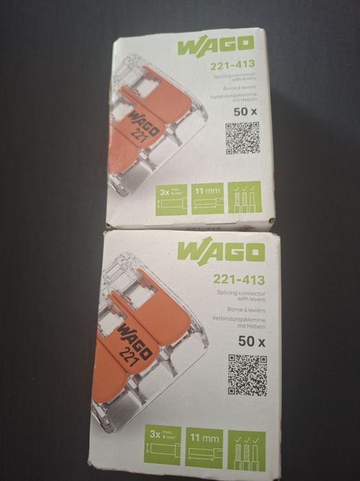 Wago 221-413. 2x50szt