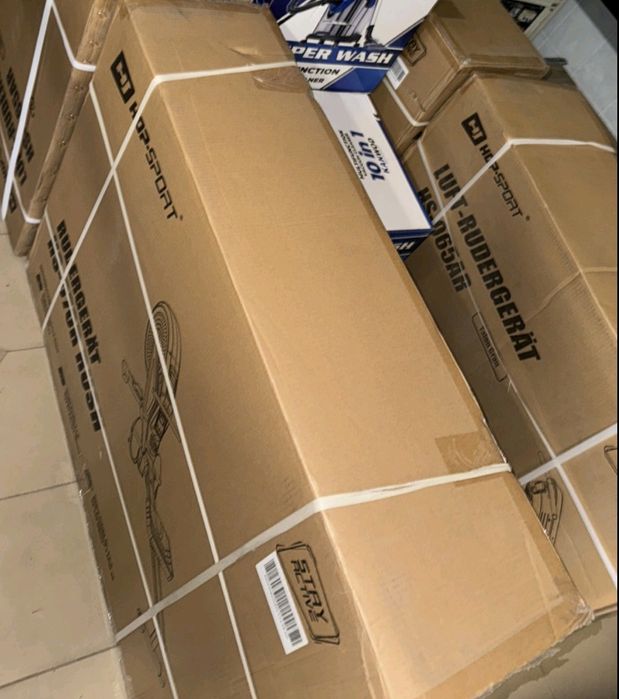 Гребний / Гребной тренажер повітряний Hop-Sport HS-070R Rush Гребля