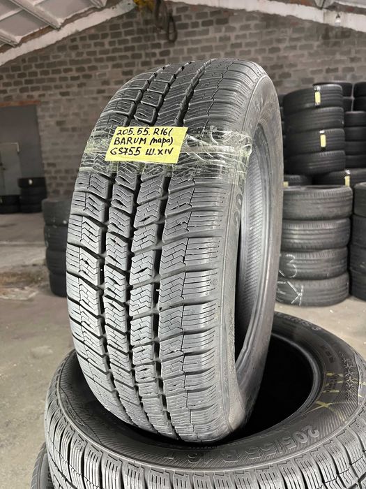 GS755 Зимові шини 205/55r16 Barum Polaris 3 пара резина р16