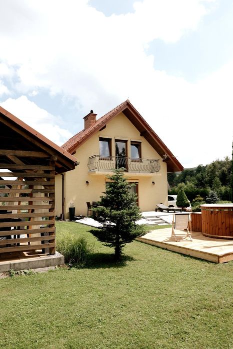 Domek na wynajem  balia beskid wyspowy DOM Z SERCEM