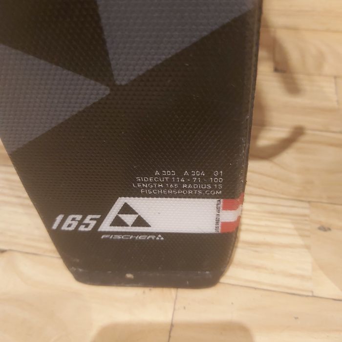 Narty fischer 165 cm  Narty Rossignol 110 cm