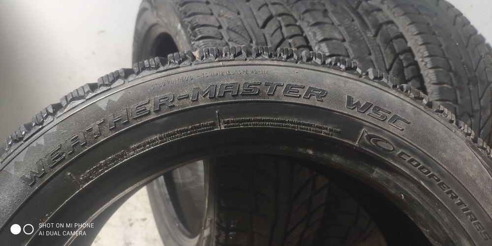 Opony 215/55R18 COOPER WEATHER-MASTER WSC zimowe para 2szt komplet 4S ...