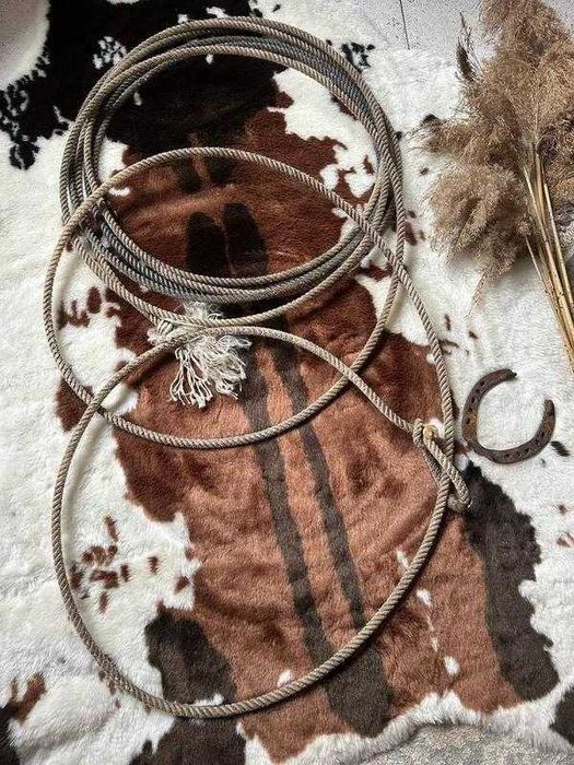 Лассо настоящее, американский атрибут для родео, конного спорта, декор