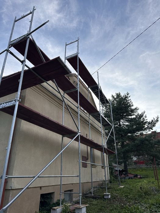 Wynajem rusztowanie elewacyjne Plettac P70 +50 ramek warszawki