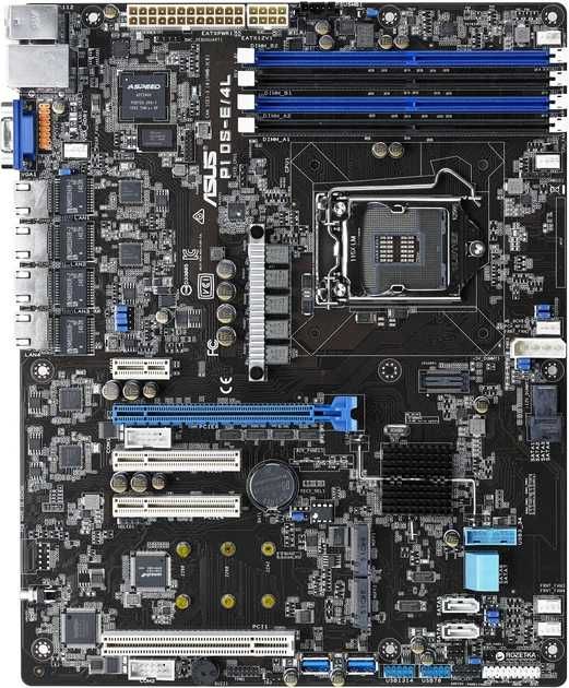 Материнська плата Asus P10S-E/4L + Intel Xeon E3-1270 v5 3600 MHz + кулер