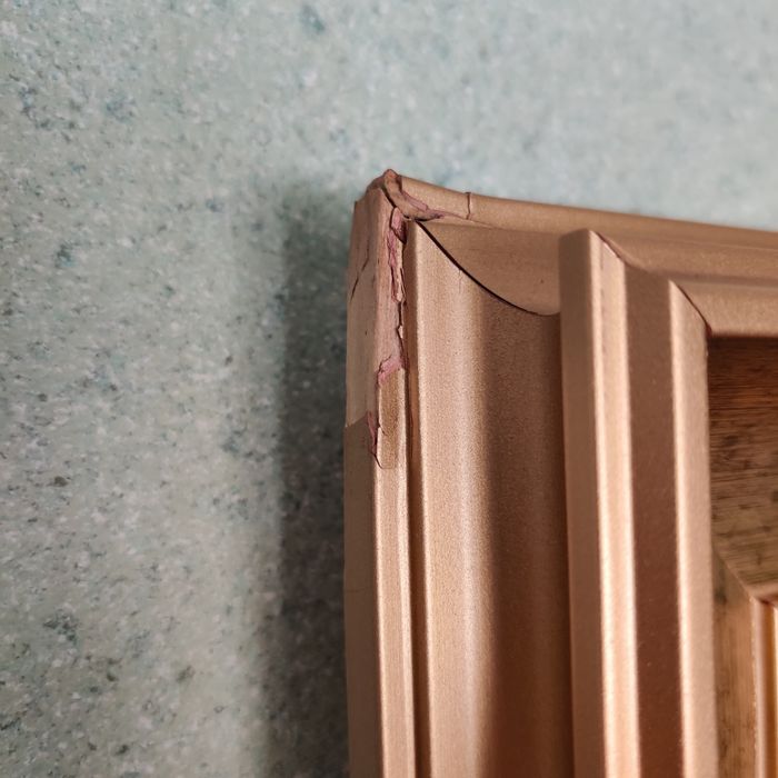 Картина на подарунок з бурштину - Лісовий паркан