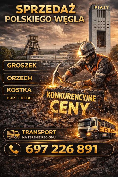 Polski Wegiel Orzech  Groszek 5-25!! Zapewniamy Transport