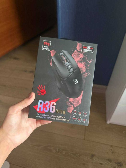 Ігрова мишка A4Tech Bloody R36 Ultra Wireless Stone Black