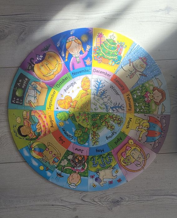 Puzzle kalendarz po angielsku firmy Boots