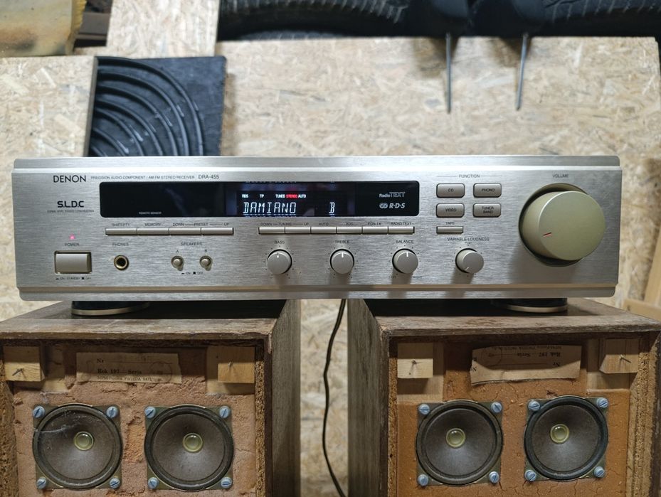 Denon DRA-455 amplituner audio radio wzmacniacz