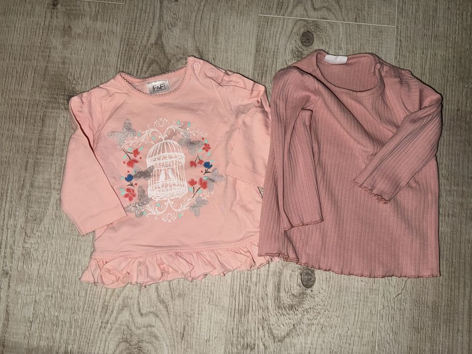 Koszulka bluzka 62 koszulki bluzki zestaw f&f
