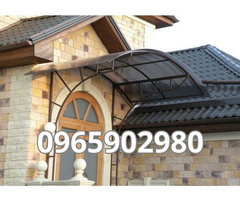 Продаём и заменяем поликарбонат на козырьках НЕ ДОРОГО