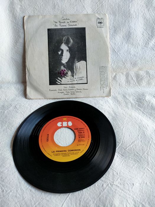 Disco Vinil Single - Cecília
