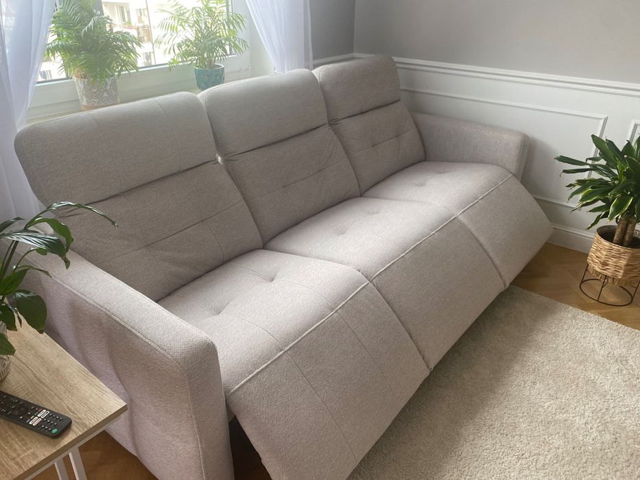 Sofa 3-osobowa Agata Meble Cantata z elektryczną funkcją relaks