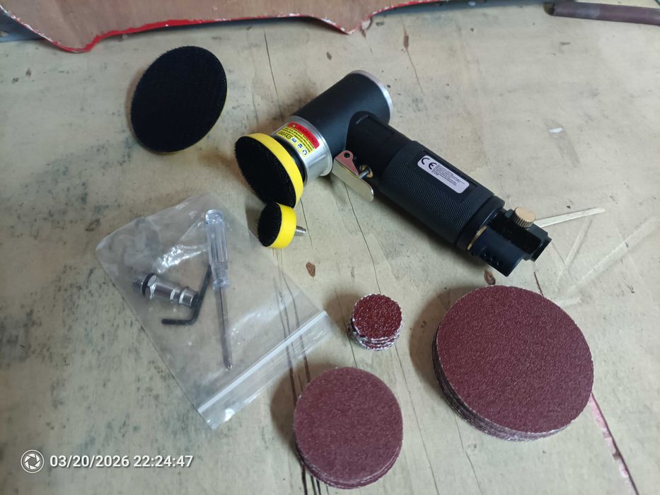 Mini lixadeira polidora pneumatica