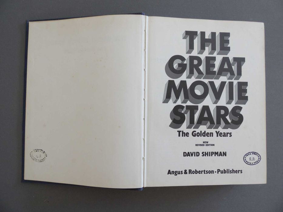 Livro The Great Movie Stars - The Golden Years