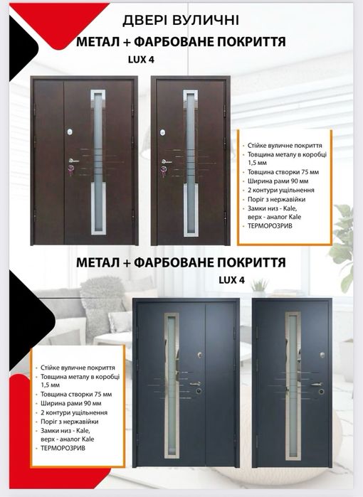 Вхідні двері для квартир та будинків