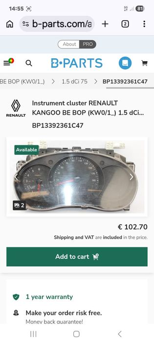 Quadrante renault Novo