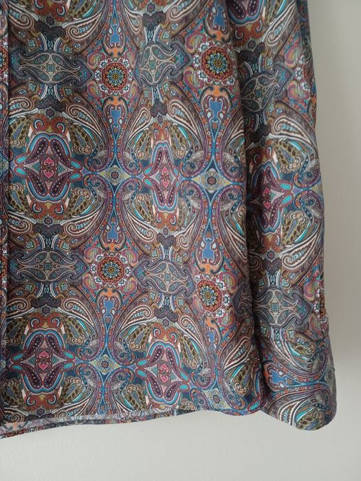 Bawełniana koszula męska boho Xl wielokolorowa Sand