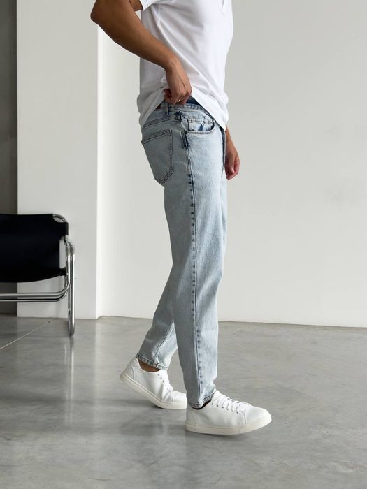 Джинси чоловічі банани mom мом штани Джинсы мужские slim fit jeans L