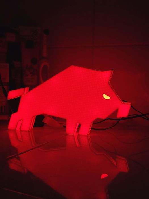 Big lampka wk dzik rgb