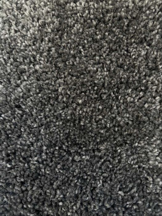 Ворсистий килим в графітовом кольрі