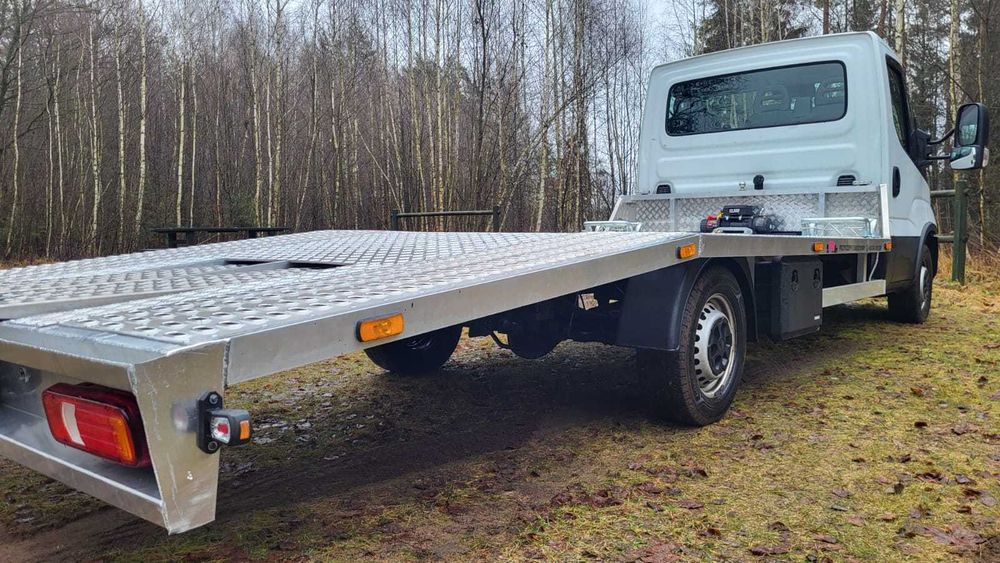 Zabudowa autolaweta, najazd