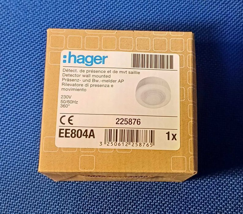 Detector de movimentos hager