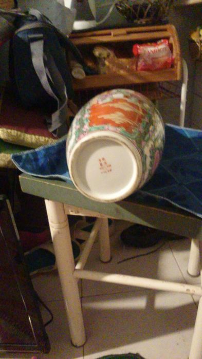Louca chineza antiga d porcelana