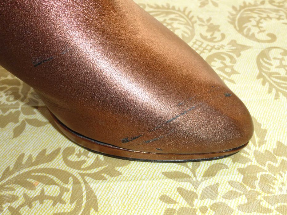 Трендовые кожаные ботинки «Lineazeta» (р.39/40 натуральная кожа)