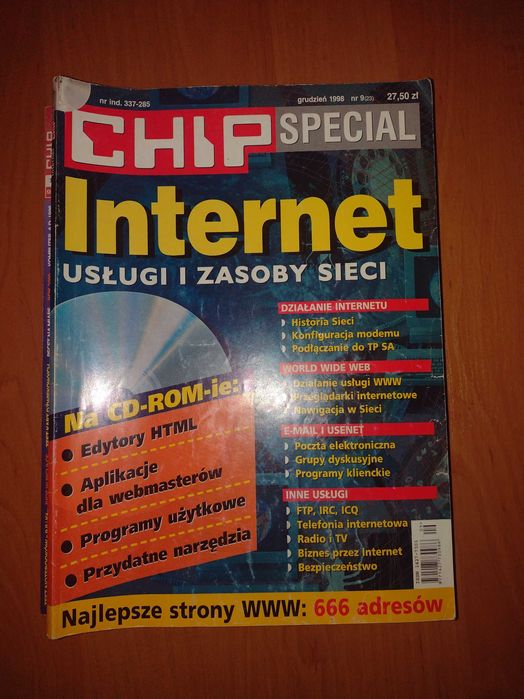 Chip - stare czasopisma komputerowe - zestaw 6 szt.