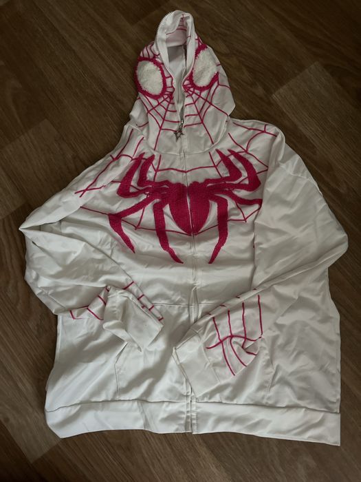 кофта/зипка с человеком пауком , у2k