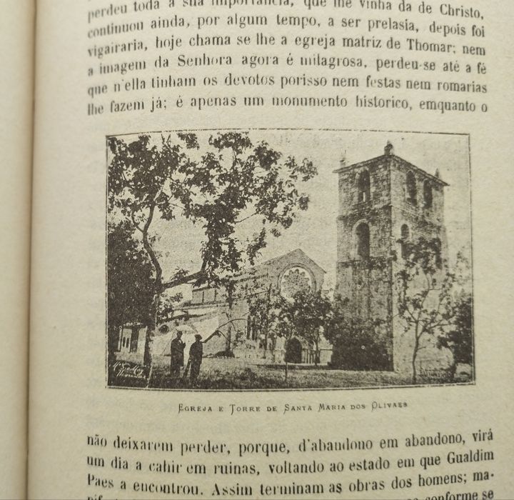 Livro raro: Notícia Descritiva e Histórica da Cidade de Tomar (1903)