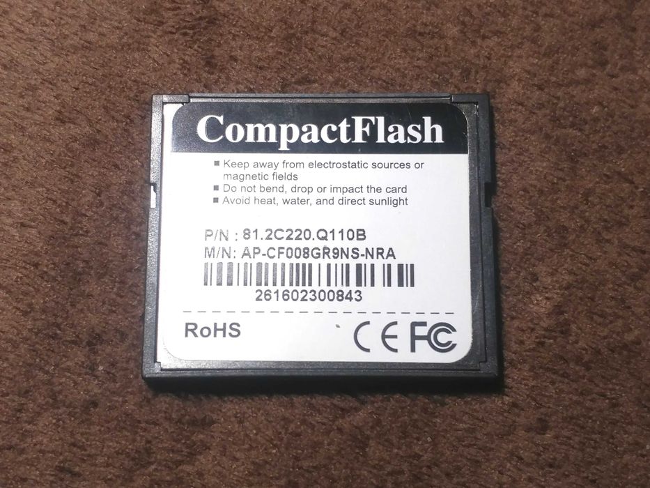 Apacer CompactFlash 8GB Industrial SLC