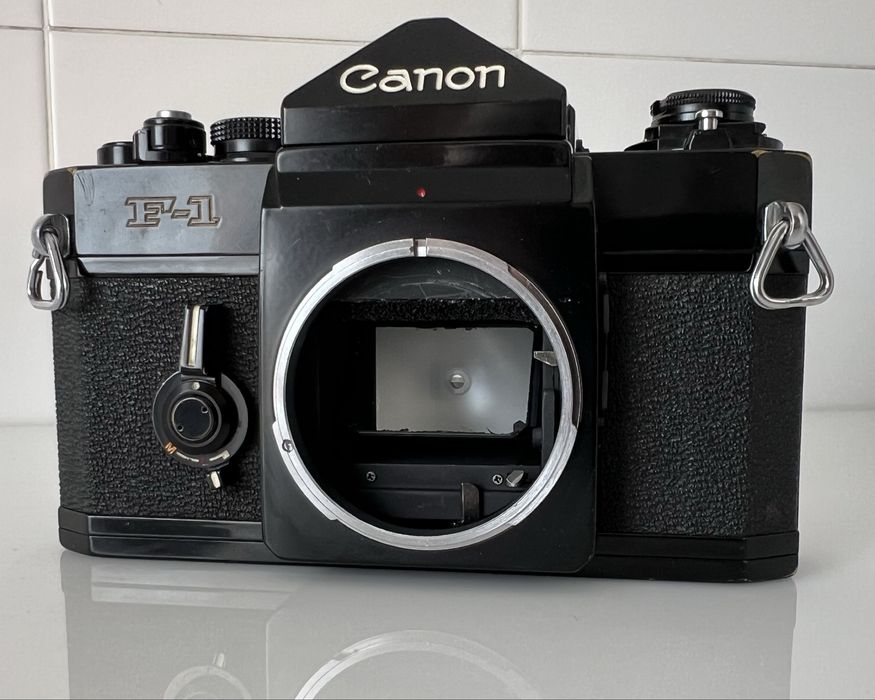 Canon F1 com lente 1.4F