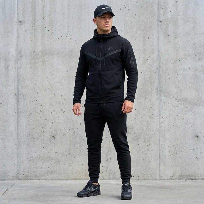Спортивний чоловічий костюм (кофта зіп + штани)