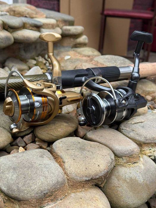 Спиннинг телескоп Навигатор 2.1-3.9м + катушка 3000-6000 шпуля метал