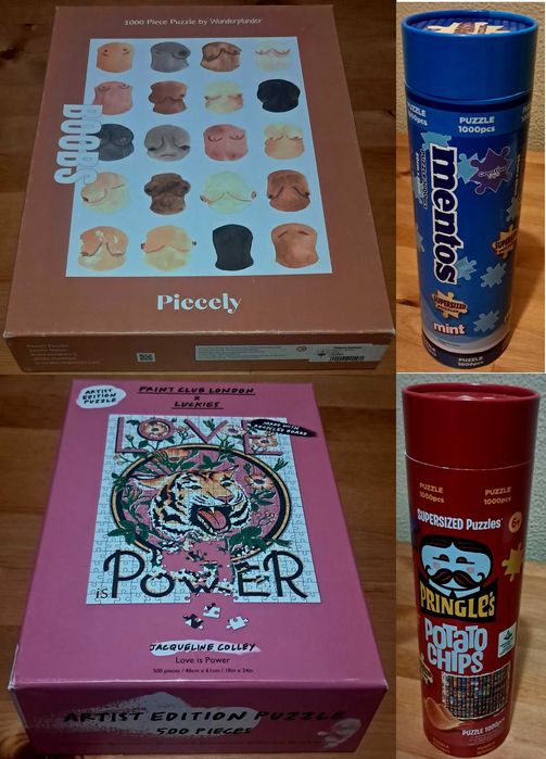 Puzzles (vários tamanhos e marcas)