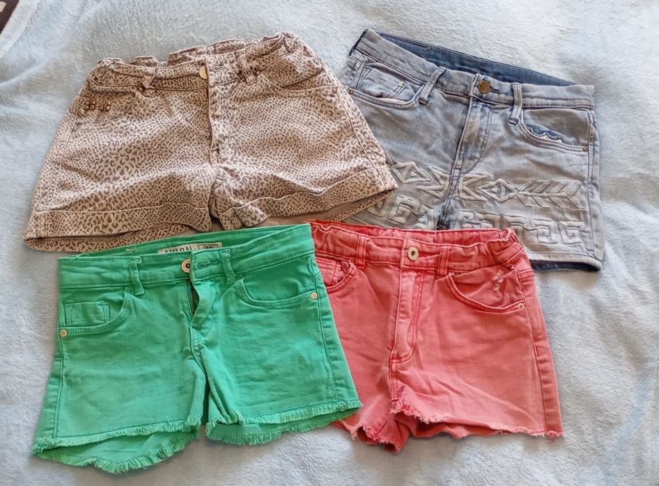 4 calções para o verão.