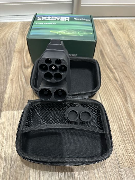 CCS1 - CCS2 + Type2  350A перехідник швидкої зарядки Rivian